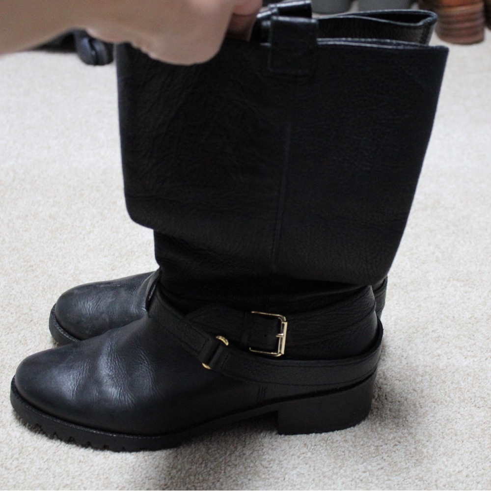Diane Von Furstenberg leather boot